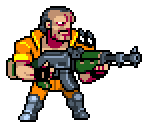 Machine Gun Willy - Double Dragon Gaiden: Rise of the Dragons