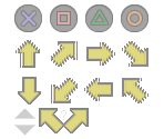 Fonts and Trick List Icons - Dave Mirra Freestyle BMX 2