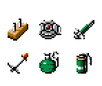 Weapons, Items, Projectiles, & Effects - Metal Gear 2: Solid Snake