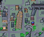 Map Screen / Stage Select - Double Dragon Gaiden: Rise of the Dragons