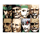 Character Portraits (Re-Releases) - Metal Gear 2: Solid Snake