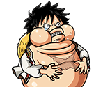 #2032 - Monkey D. Luffy - I Can't Eat Any More - One Piece: Treasure Cruise
