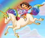 Wii Channel & Banner - Dora's Big Birthday Adventure