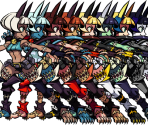 Ms. Fortune Palettes - Skullgirls 2nd Encore