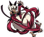 Ms. Fortune Throw - Skullgirls 2nd Encore