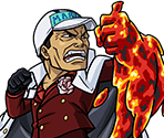 #1713 - Akainu - Paramount War Hellfire - One Piece: Treasure Cruise