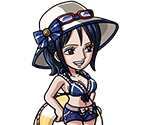 #1729 - Tashigi - Captain of the Vacation - One Piece: Treasure Cruise