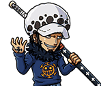 #1750 - "Surgeon of Death" Trafalgar Law - Joker-Tracking Heart - One Piece: Treasure Cruise
