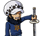 #1751 - "Warlord of the Sea" Trafalgar Law - Joker-Tracking Heart - One Piece: Treasure Cruise