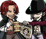 #2818 - Shanks & Mihawk - Strong Swordsman's Reunion - One Piece: Treasure Cruise