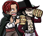 #2819 - Shanks & Mihawk - World's Leading Two Swordsmen - One Piece: Treasure Cruise