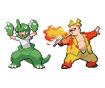 Trainers (Front) - Pokémon HeartGold / SoulSilver