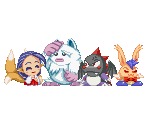 Evy, Anju, Hebedon and Develon - Super Puzzle Bobble