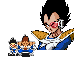 Vegeta (Scouter) and Oozaru - Dragon Ball Z: Harukanaru Goku Densetsu