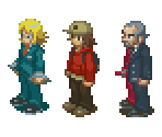 Arashi, Speedy Dave, and Gauss Magnus - Mega Man Battle Network 2