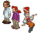 Mr. Famous, Match, & Ms. Millions - Mega Man Battle Network 2