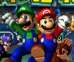 Title Screen - Mario Tennis
