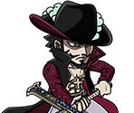 #0718 - Hawk Eyes Mihawk - World's Strongest Swordsman - One Piece: Treasure Cruise