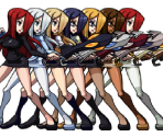 Parasoul Palettes - Skullgirls 2nd Encore