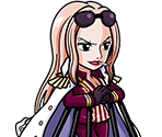 #0804 - Black Cage Hina - Navy HQ Captain - One Piece: Treasure Cruise