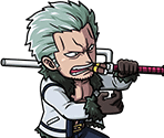 #0806 - Smoker the White Hunter - Navy HQ Captain - One Piece: Treasure Cruise