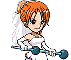 #0808 - Goddess in White Nami - Wedding - One Piece: Treasure Cruise