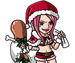 #0858 - Jewelry Bonney - Ravenous Greedy Santa - One Piece: Treasure Cruise