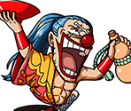 #0887 - Buggy - Cheerful Performer - One Piece: Treasure Cruise