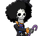 #0895 - Brook - Gentlemanly Skeleton - One Piece: Treasure Cruise