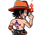 #0951 - Fire Fist Ace - Whitebeard's Second Division Commander - One Piece: Treasure Cruise