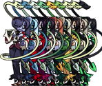 Squigly Palettes - Skullgirls 2nd Encore