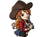#2411 - Nami - Outlaw on the Prairie - One Piece: Treasure Cruise