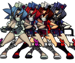Valentine Palettes - Skullgirls 2nd Encore