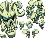 Marie (Boss) Projectiles - Skullgirls 2nd Encore