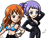 #4003 - Nami & Carina - Cat and Fox's Showtime - One Piece: Treasure Cruise