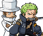 #4323 - Zoro & Kaku - Intersecting Trails of Blades and Kicks - One Piece: Treasure Cruise