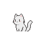 Cat (White) - Tiny Pasture