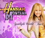 Wii Menu Banner & Icon - Hannah Montana: Spotlight World Tour
