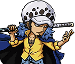 #4185 - Trafalgar Law - Finger-Controlled Boulder - One Piece: Treasure Cruise