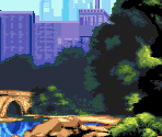Showdown in the Park Stage - X-Men vs Street Fighter (Bootleg)