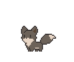 Fox Cub (Black) - Tiny Pasture