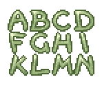 Font - The Itchy and Scratchy Game