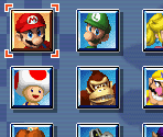 Character Select - Mario Kart DS