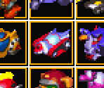 Playable Mecha Icons - Time Bokan Series: Bokan GoGoGo! (JPN)