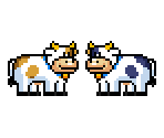 Moo Moo / Cow (Super Mario World-Style) - Mario Customs