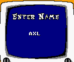 Name Entry - Nicktoons Racing