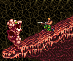Stage 7 - Radioactive Lava Fields - Super Contra (I-Appli)