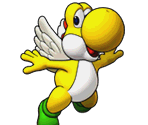 Winged Yoshi (Yellow) - Puzzle & Dragons: Super Mario Bros. Edition