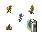 Stage 1 Enemies - Super Contra (I-Appli)