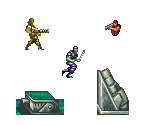 Stage 3 Enemies - Super Contra (I-Appli)
